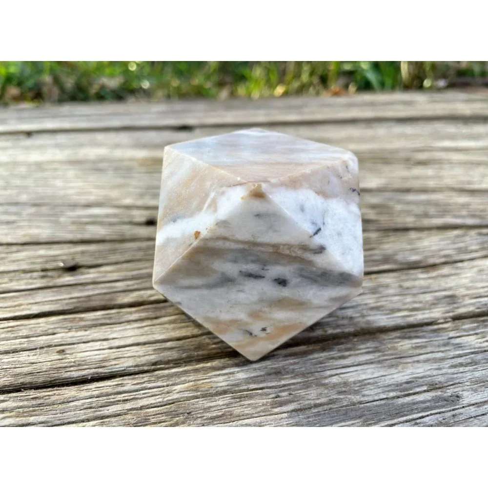 Vintage marble Geometric Paperweight Desk Decor - Picture 13 of 14